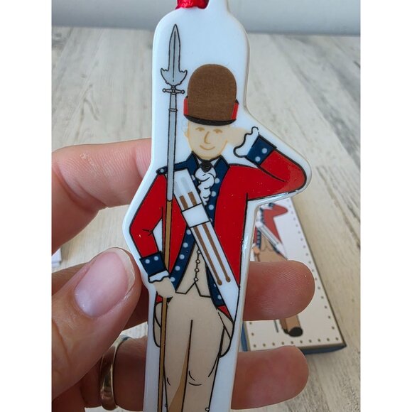 White House drum major guard porcelain ornament RARE corps historical associatio - Picture 2 of 6